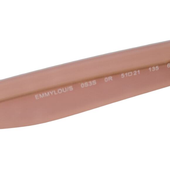 Kate Spade Emmy louis Women's Designer Blush Pink Sunglasses Square Cat Eyes - Picture 4 of 11